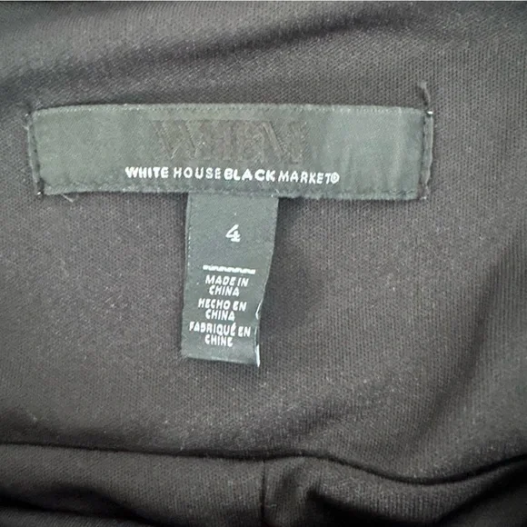 White House Black Market Black Empire Waist Dress - Picture 4 of 4